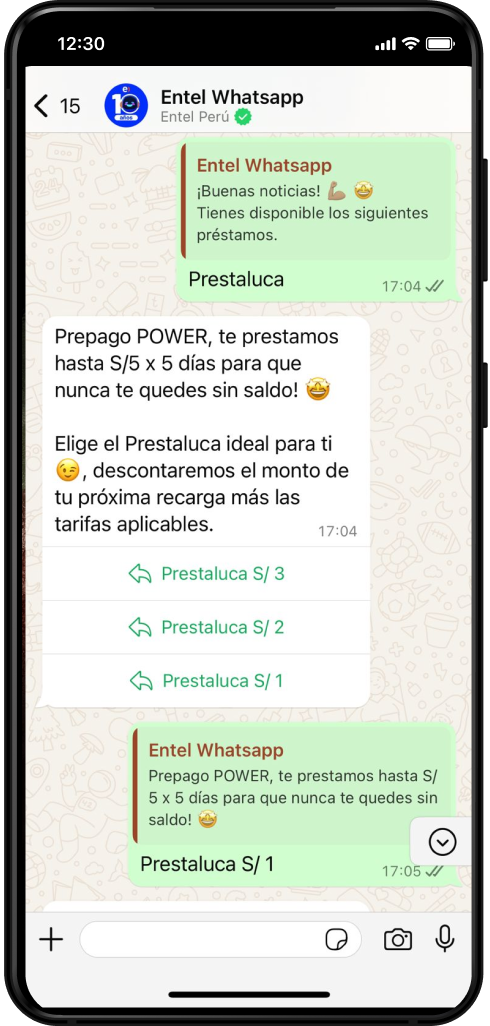 Prestaluca a través de Facebook