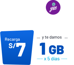 Beneficios con Yape y Entel Perú