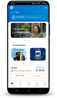 Imagen referencial de APP mi Entel